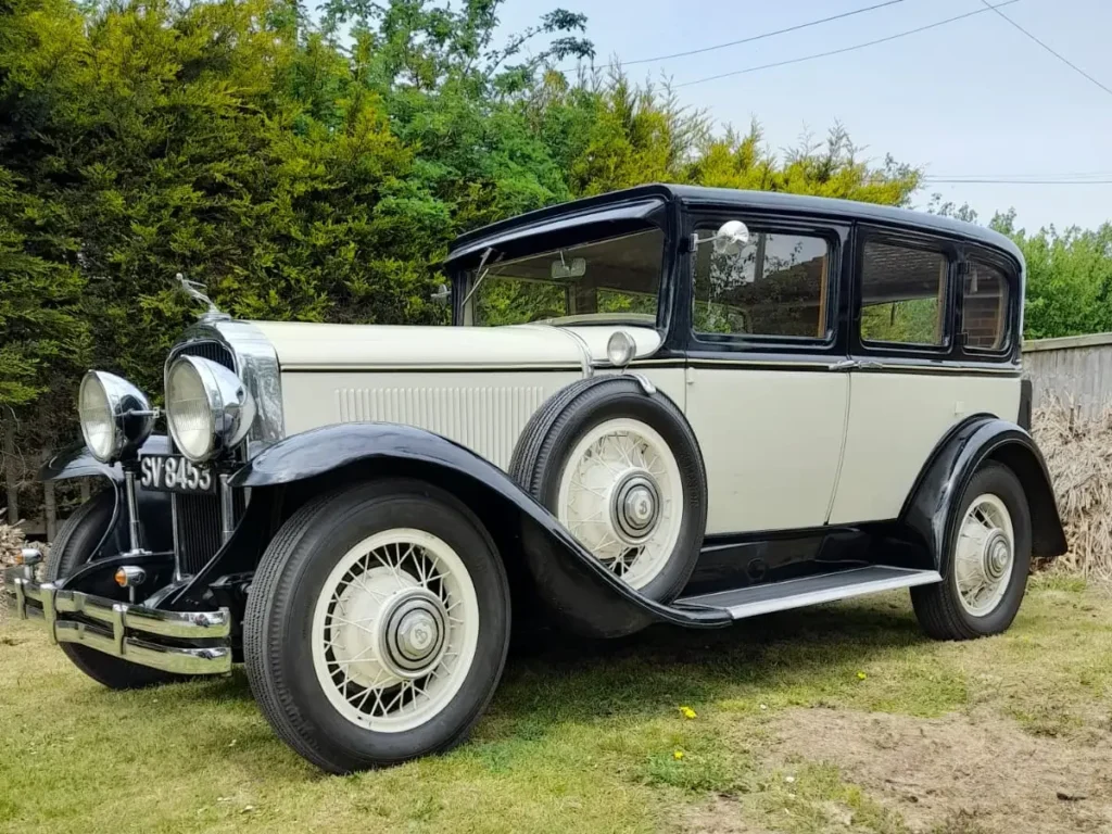 1930 White Buick Wedding Cars for Rent