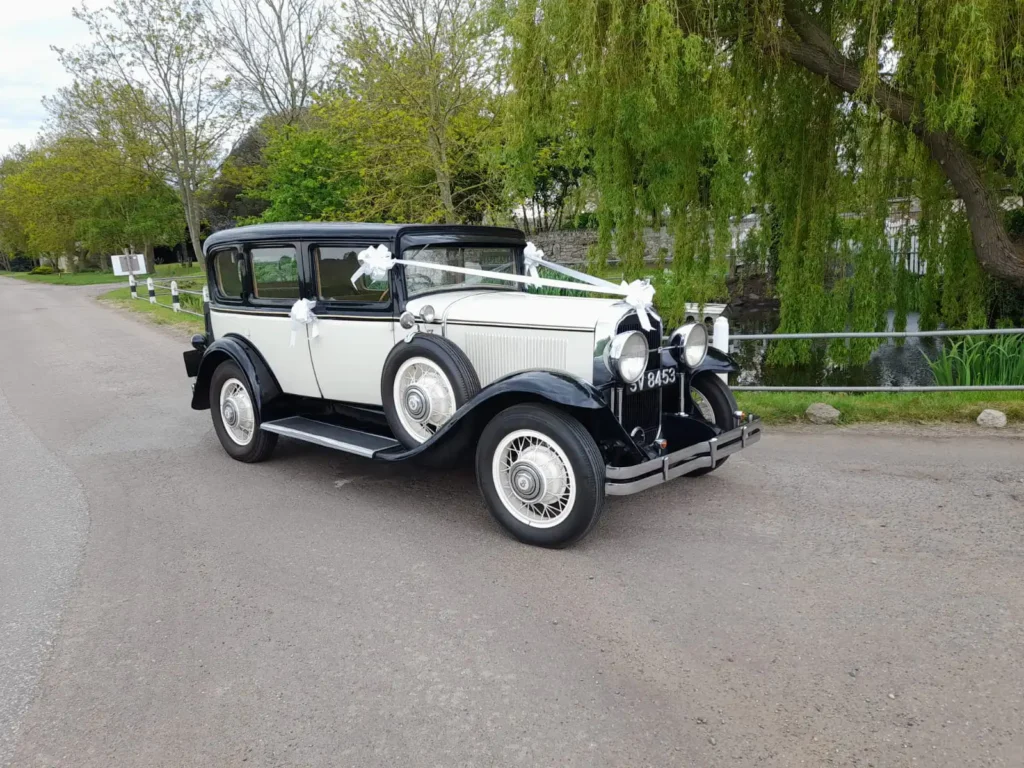 Buick Luxury Wedding Car White Ribbon