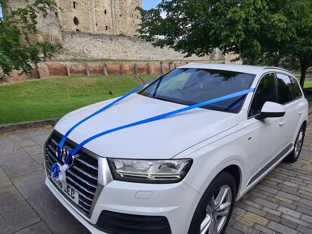 Audi Q7 angle top view